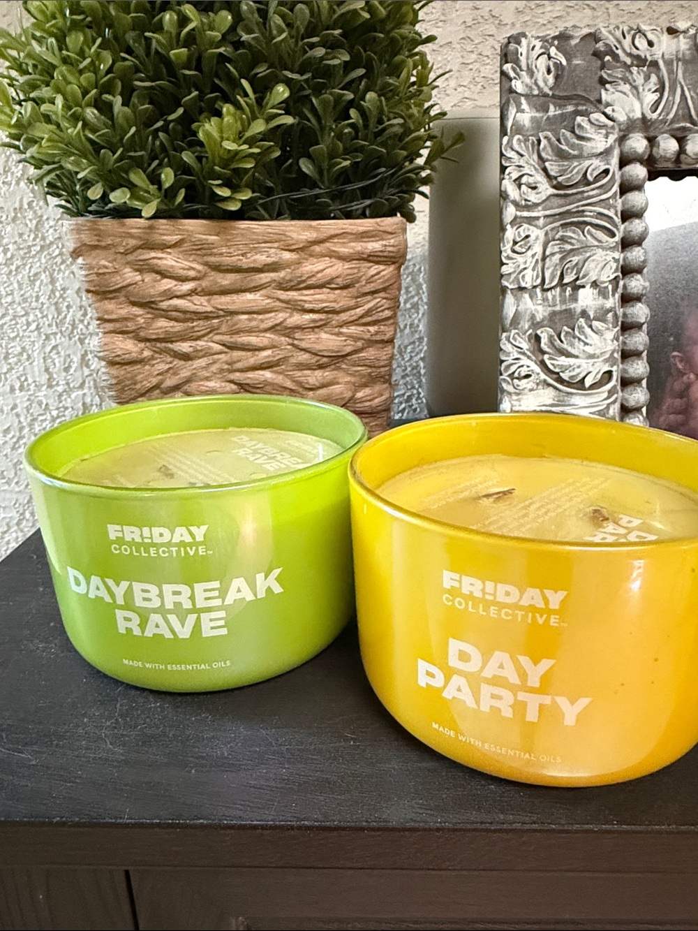 Yankee Candle Day Party and Daybreak Rave 13.5oz candle Bundle